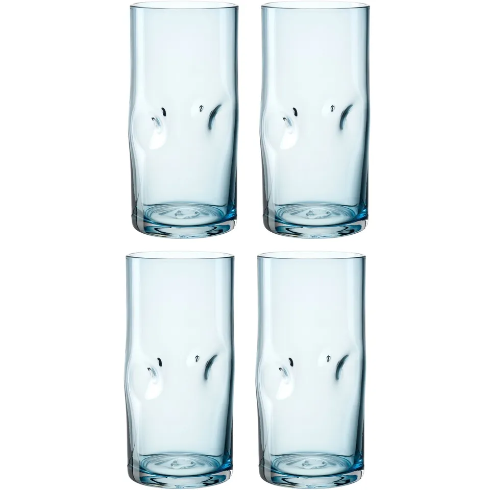 leonardo-vesuvio-verre-bleu-330-ml-lot-de-4-fait-main image 1