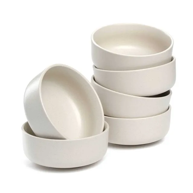 leonardo-roma-16-cm-bol-c-ramique-cr-me-lot-de-6-mouchet image 1