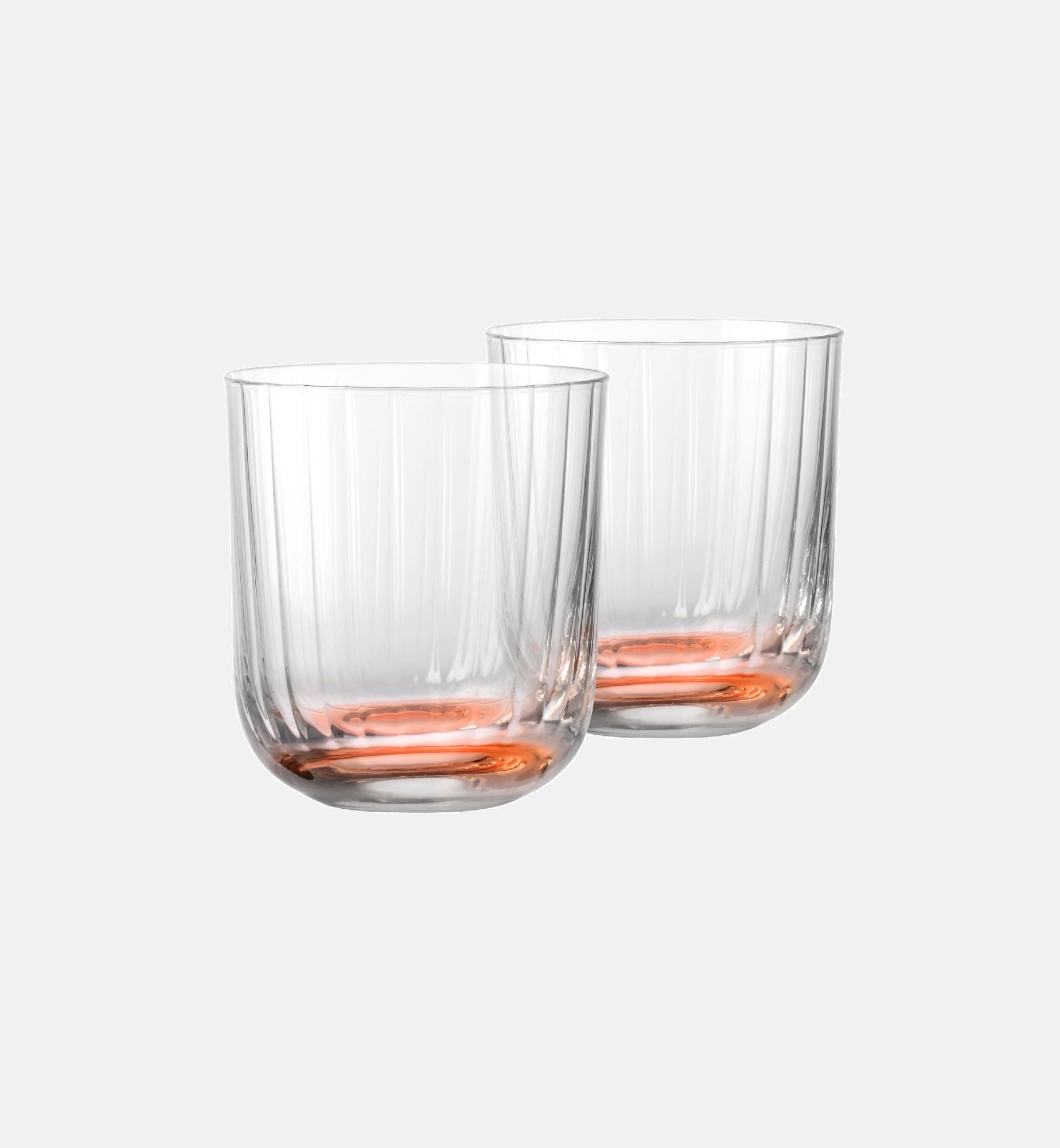 krosno-bubble-verre-stri-orange-300-ml-cristal image 2