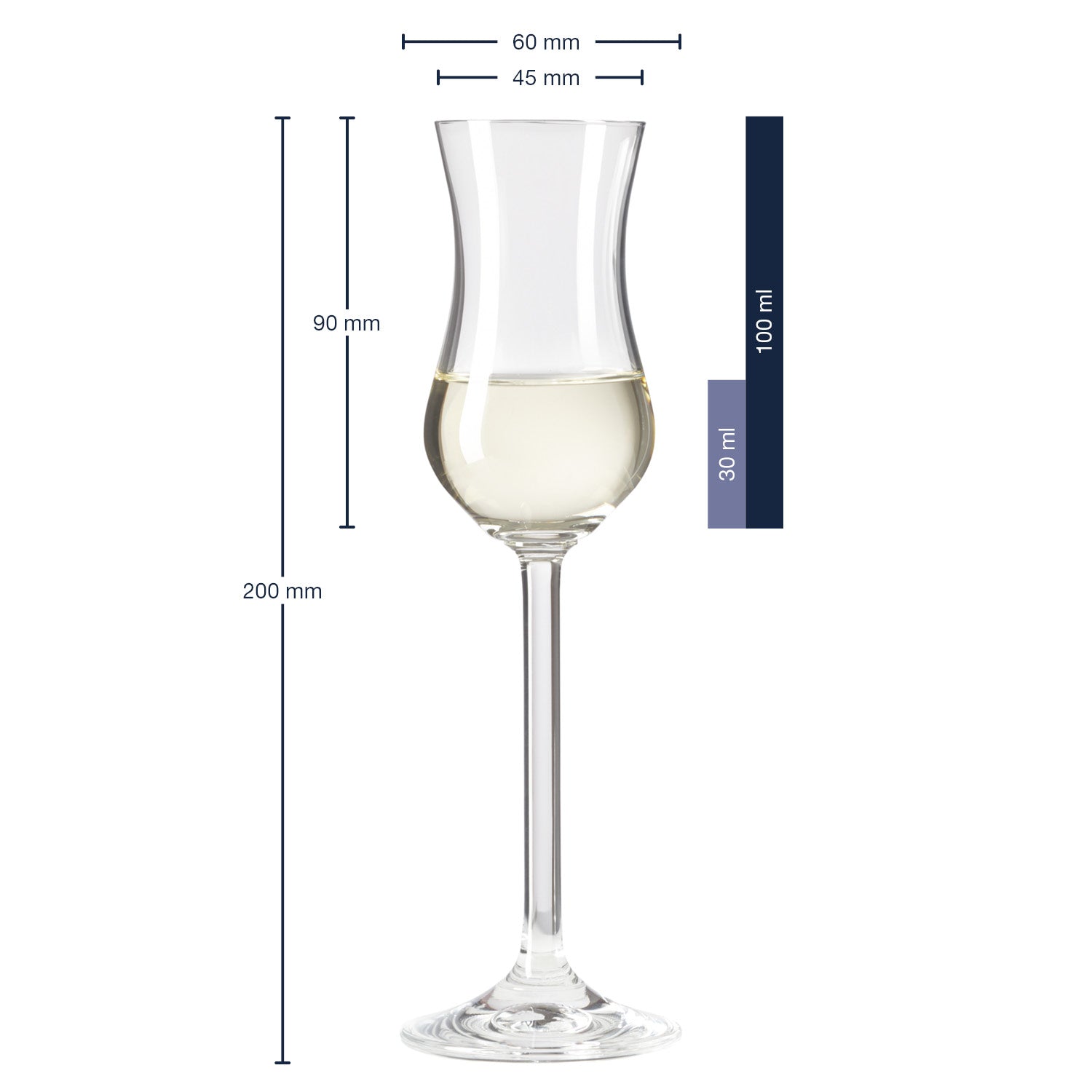 leonardo-daily-verre-grappa-100-ml-lot-de-6-digestif image 2