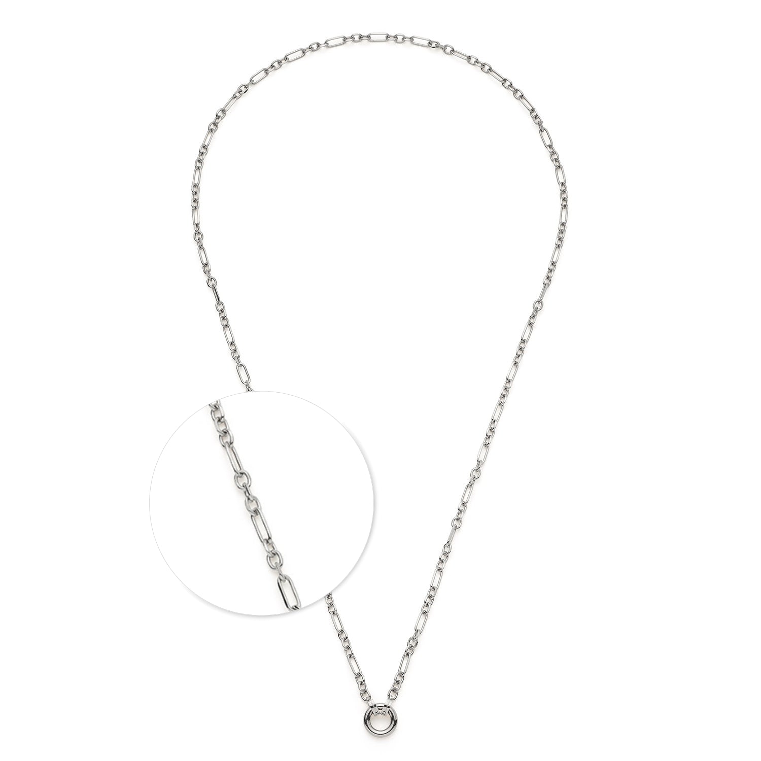 leonardo-clip-mix-ninon-70-cm-collier-argent-maillons-ovales image 1