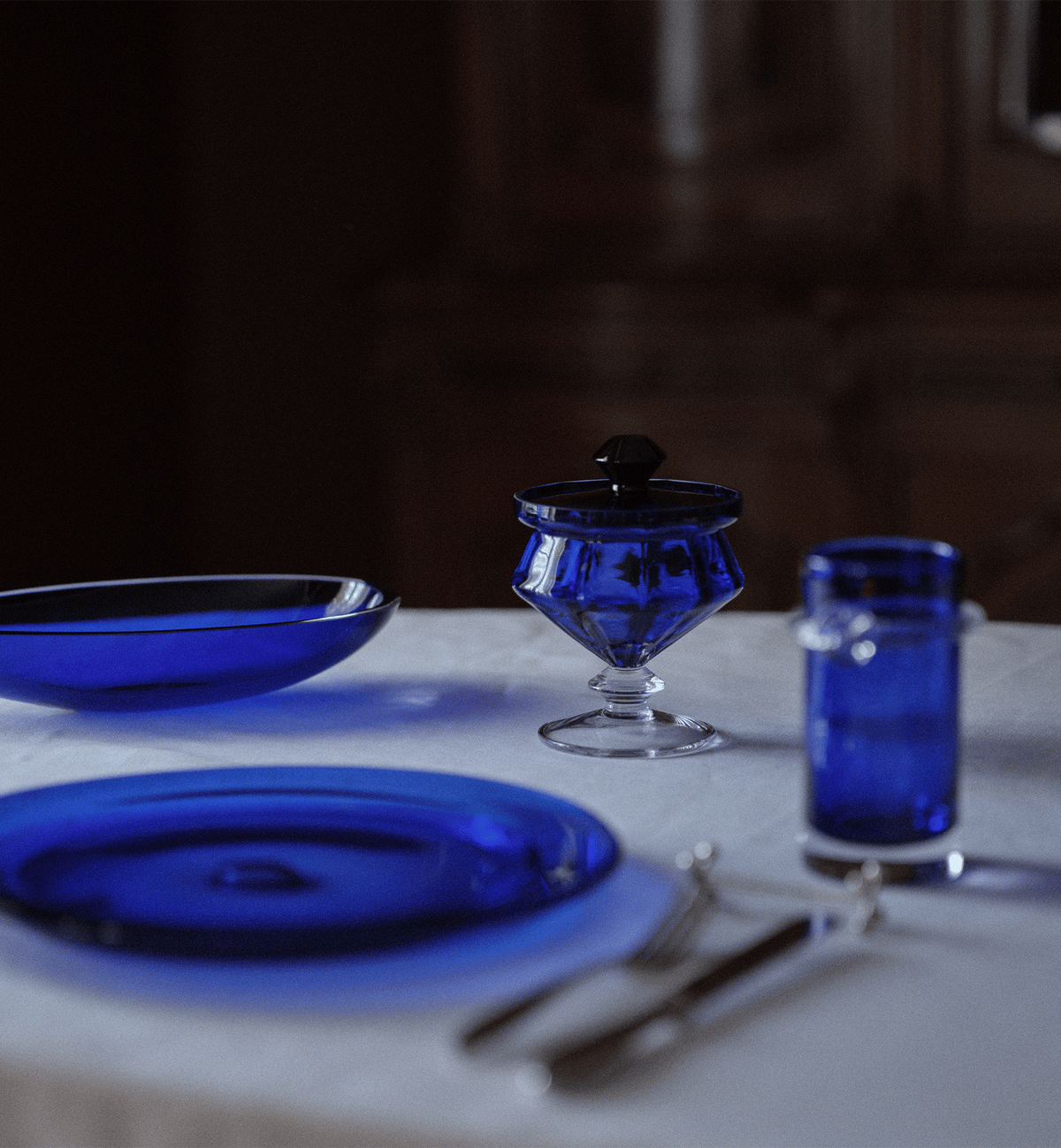 krosno-heritage-sucrier-17-cm-cobalt-cristal image 2