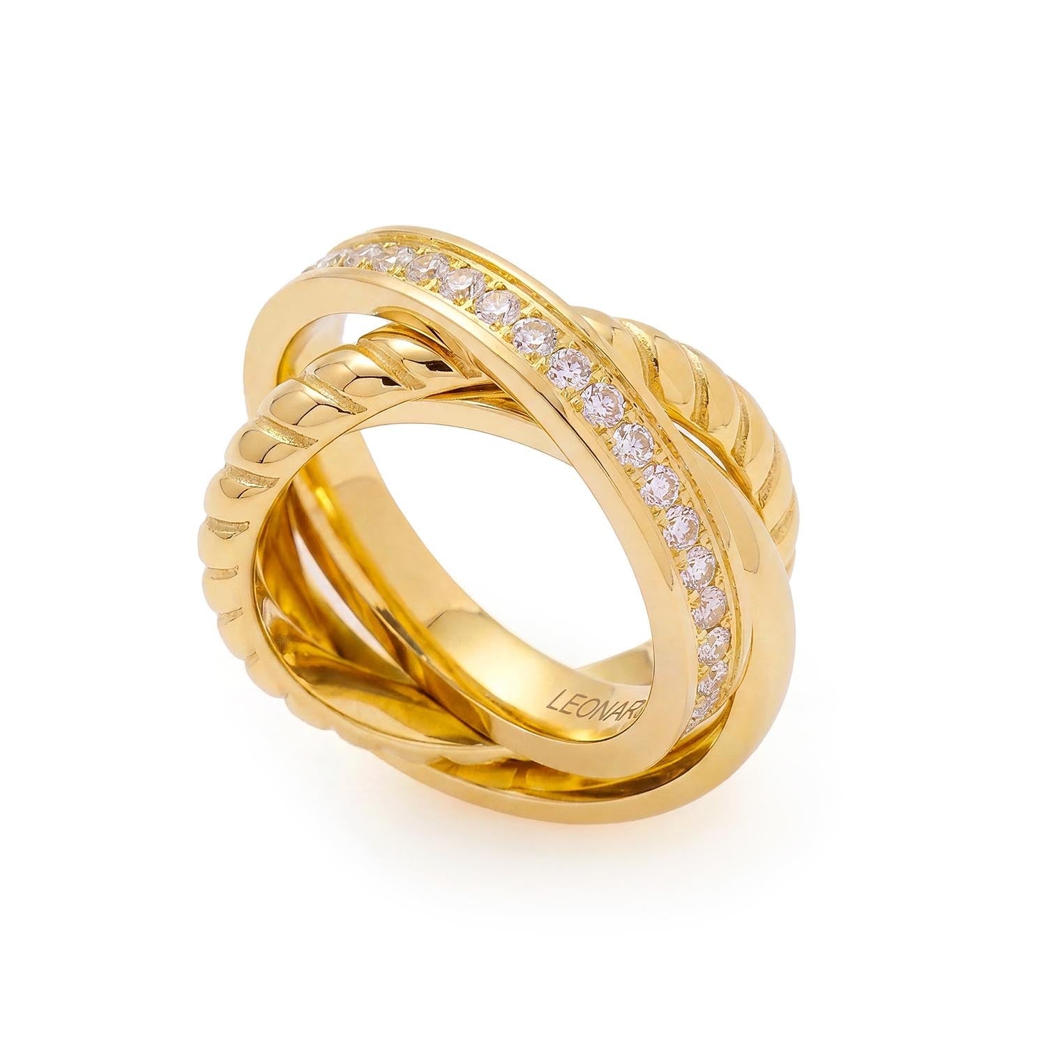 leonardo-vera-bague-dor-e-triple-taille-17 image 1