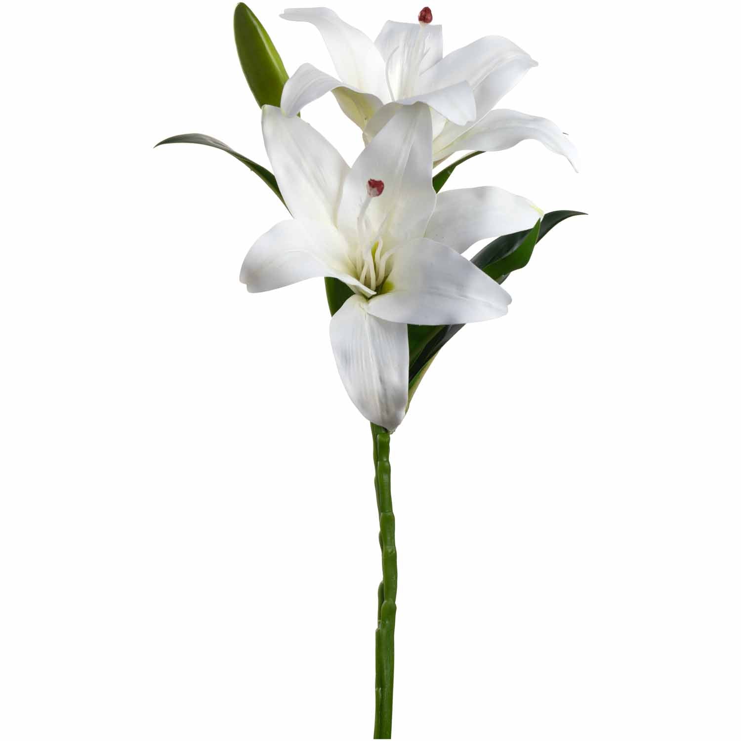 leonardo-fiore-lys-fleur-artificielle-blanc-38-cm image 1