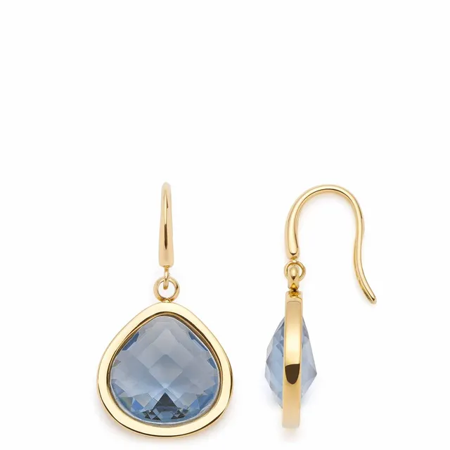 leonardo-juvinga-boucles-pendantes-dor-es-pierre-bleue image 1