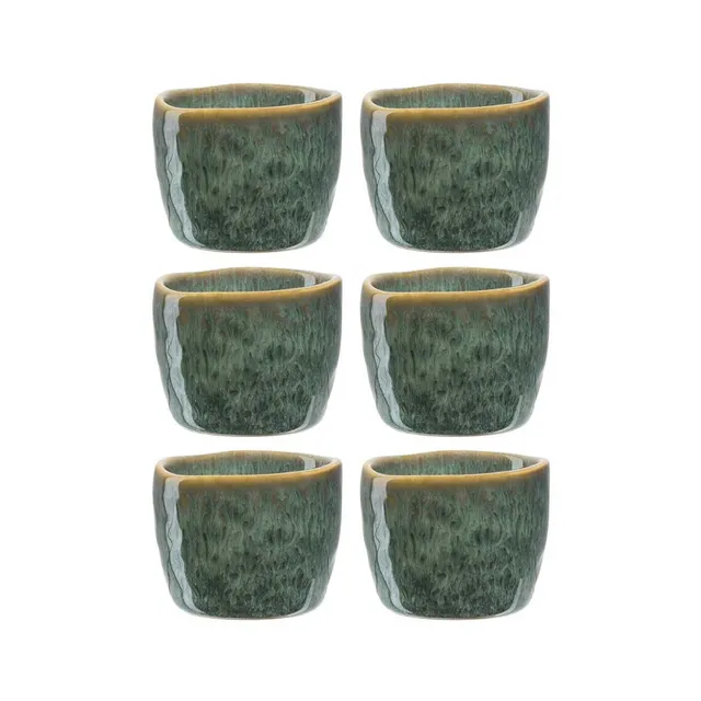 leonardo-matera-coquetier-vert-lot-de-6-empilable image 1