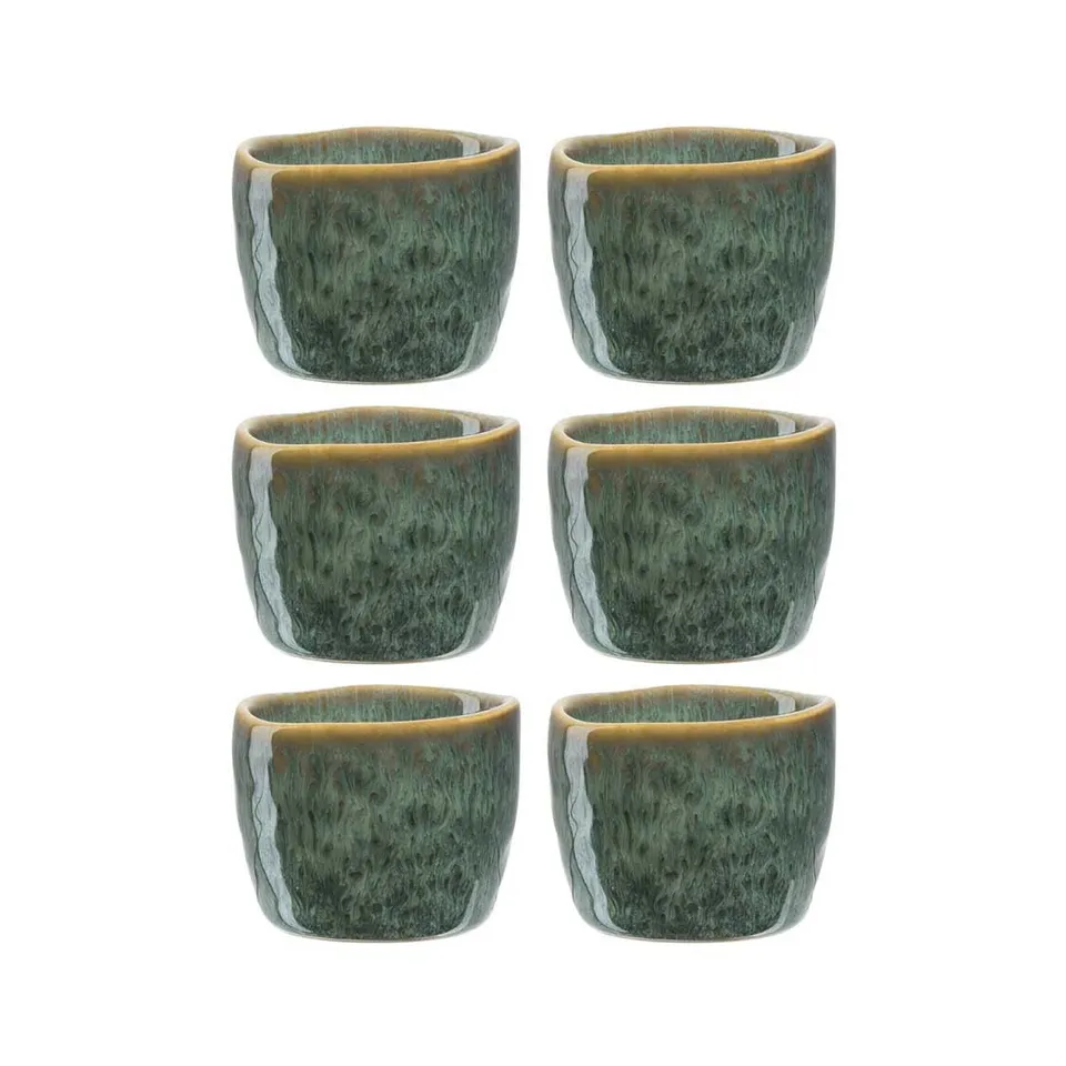 leonardo-matera-coquetier-vert-lot-de-6-empilable image 1