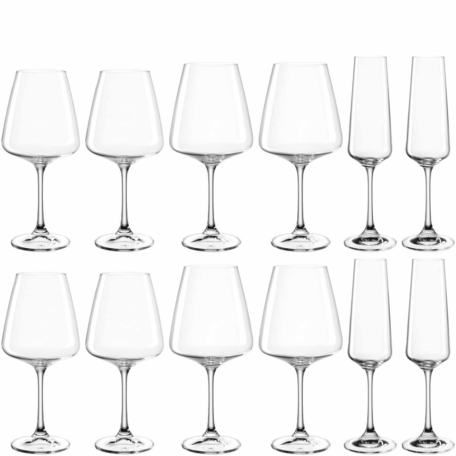 leonardo-paladino-verres-pied-lot-12-transparent image 1