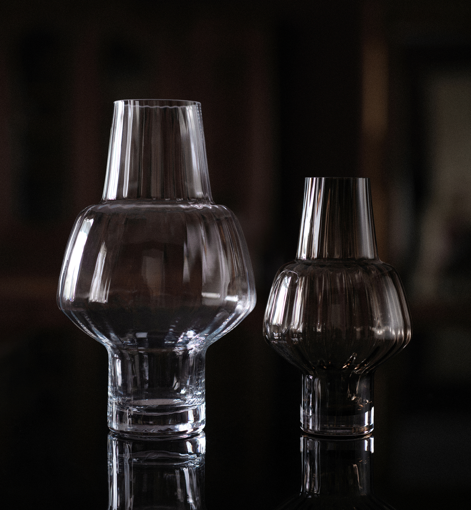 krosno-muse-vase-en-cristal-transparent-40-cm-cannel image 3