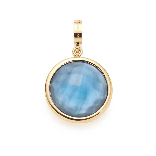 leonardo-minka-pendentif-clip-mix-dor-bleu-pierre image 1