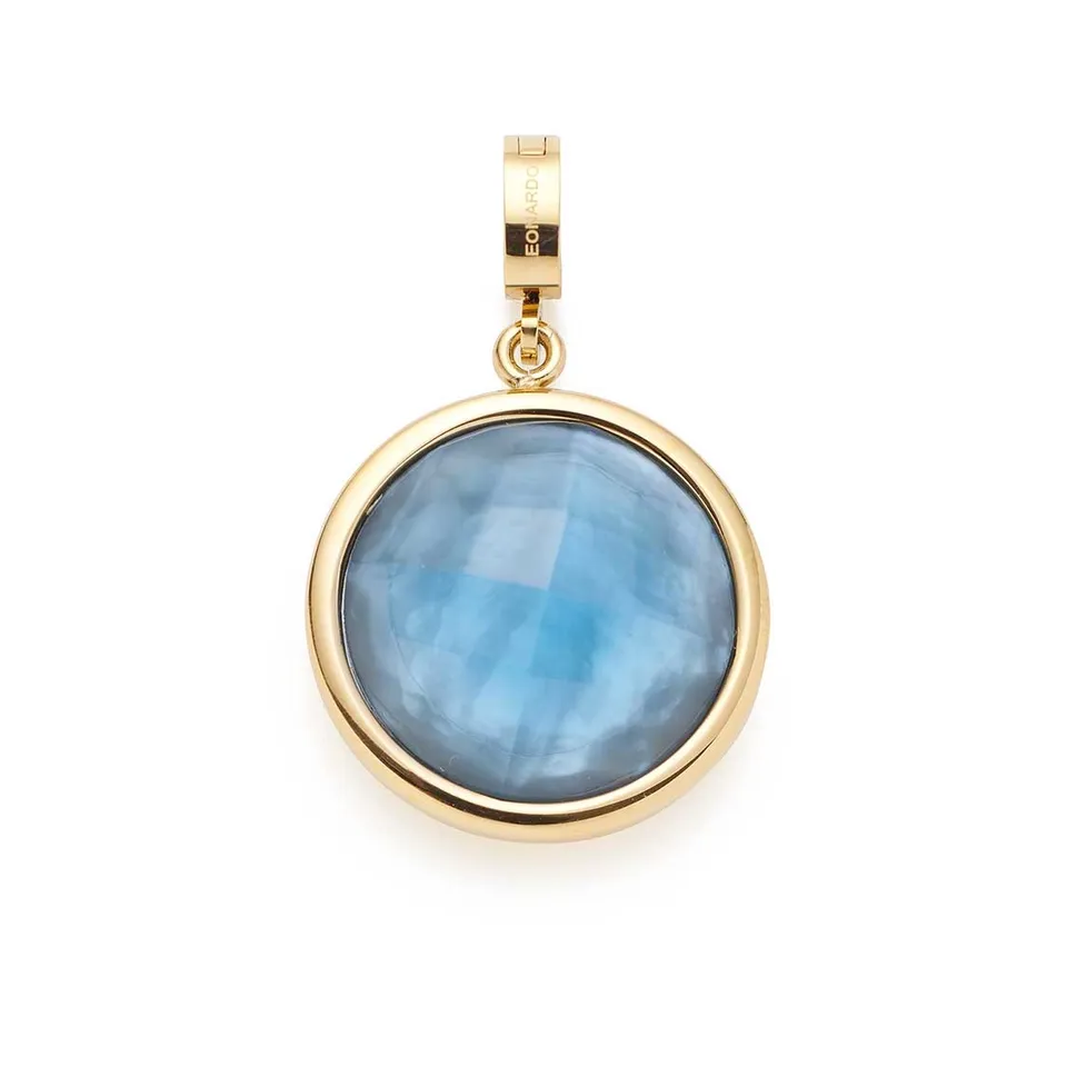 leonardo-minka-pendentif-clip-mix-dor-bleu-pierre image 1