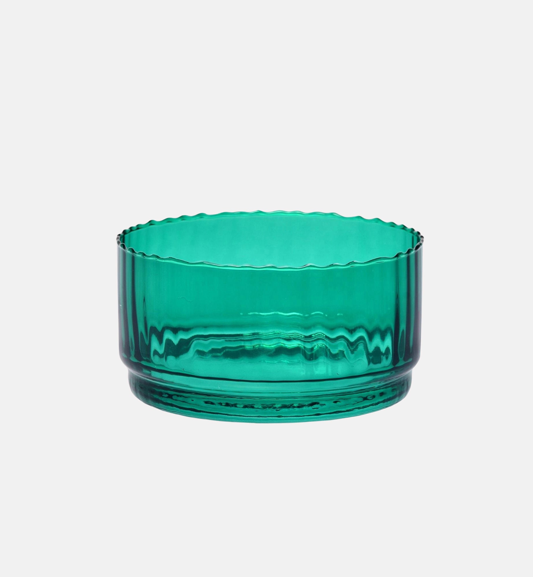 krosno-synergy-saladier-turquoise-15-cm-verre image 1