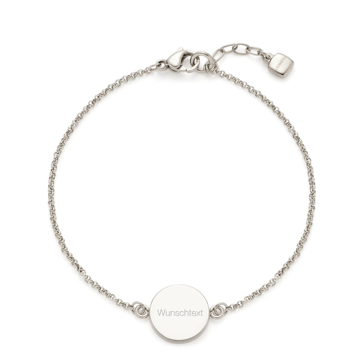 leonardo-marla-bracelet-argent-plaque-gravure-perso image 1