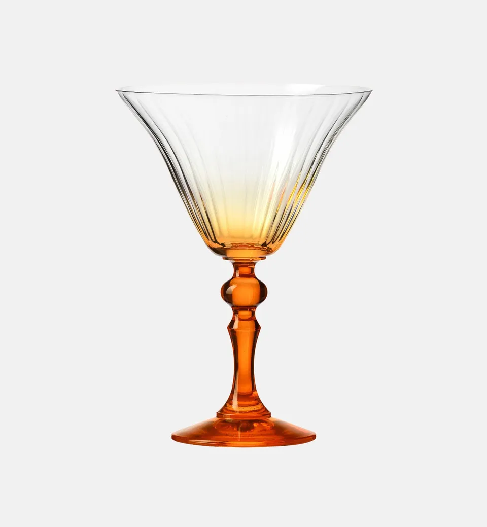 krosno-bubble-verre-martini-170-ml-tige-orange image 1