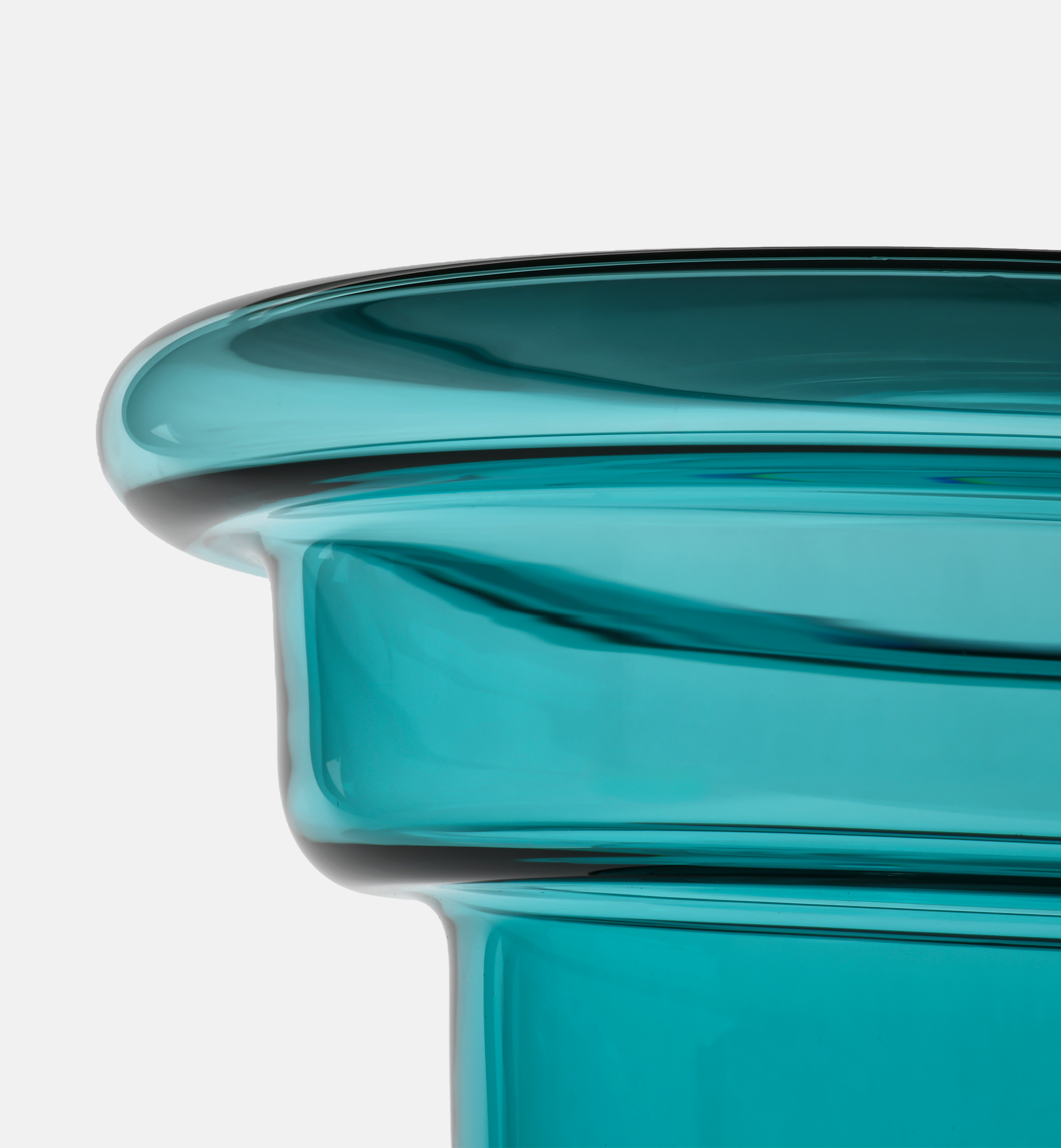 krosno-lazur-table-basse-verre-bleu-30-cm-fait-main image 5
