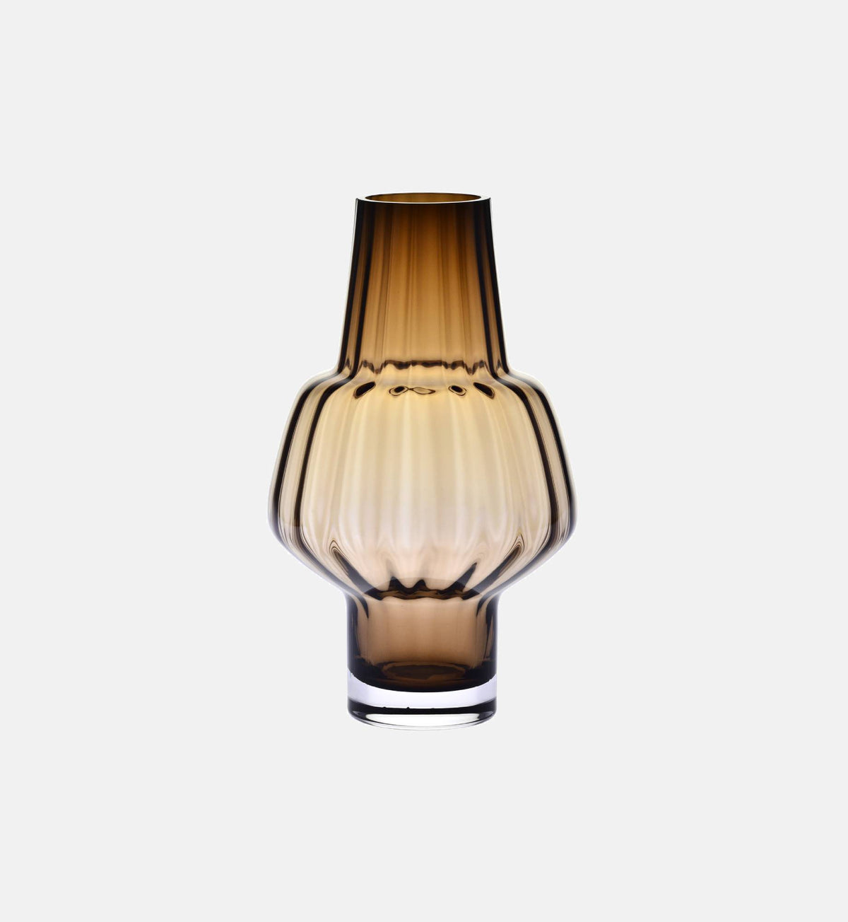krosno-muse-vase-cristal-quartz-fum-30-cm image 1