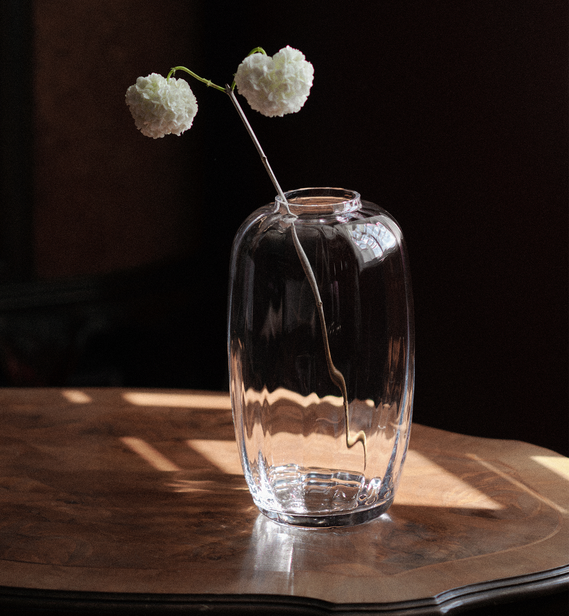 krosno-ballerina-vase-cristal-34-cm-stri-transparent image 2