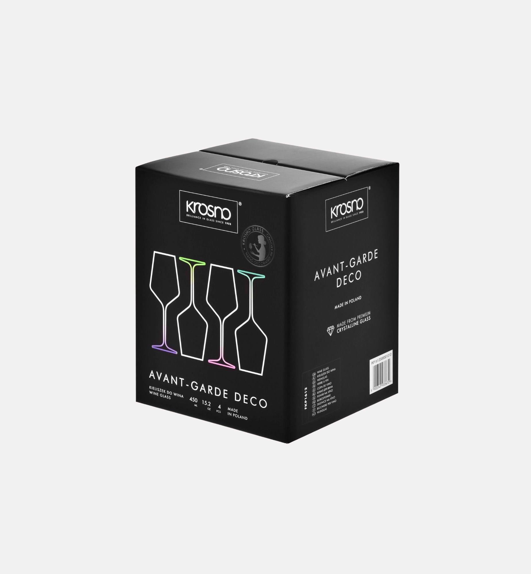 krosno-avant-garde-deco-verres-vin-450-ml-lot-4 image 6