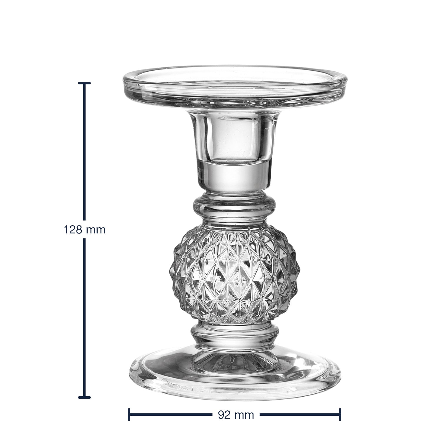leonardo-poesia-bougeoir-verre-13-cm-transparent image 2