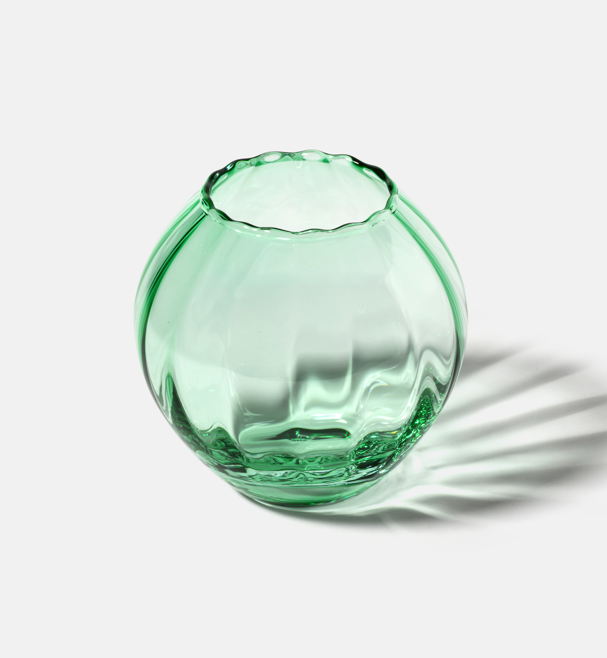 krosno-gemstone-bougeoir-verre-meraude-11-4-cm-cristal image 2