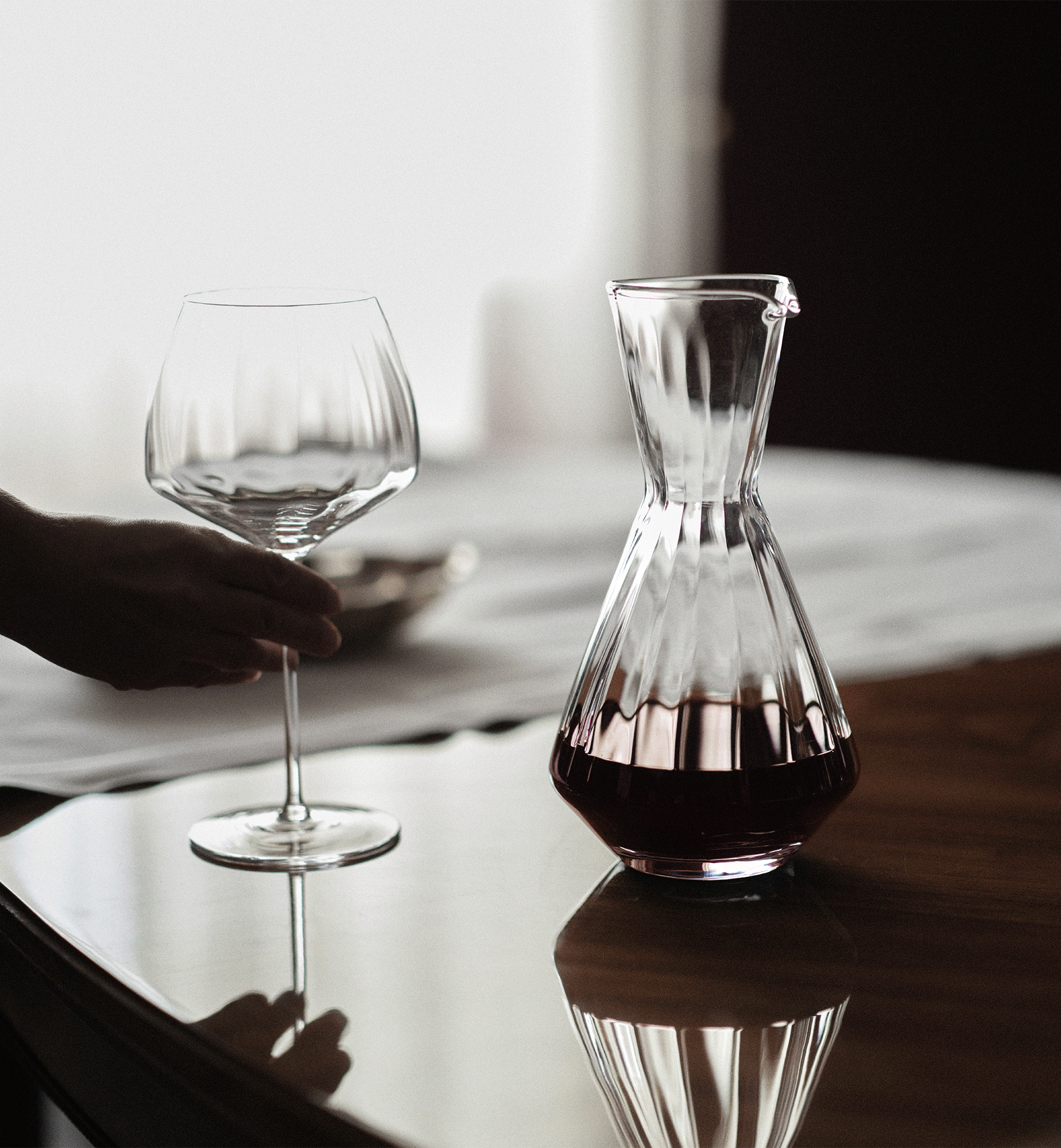 krosno-celebration-carafe-1200-ml-stri-e-bec-verseur image 5