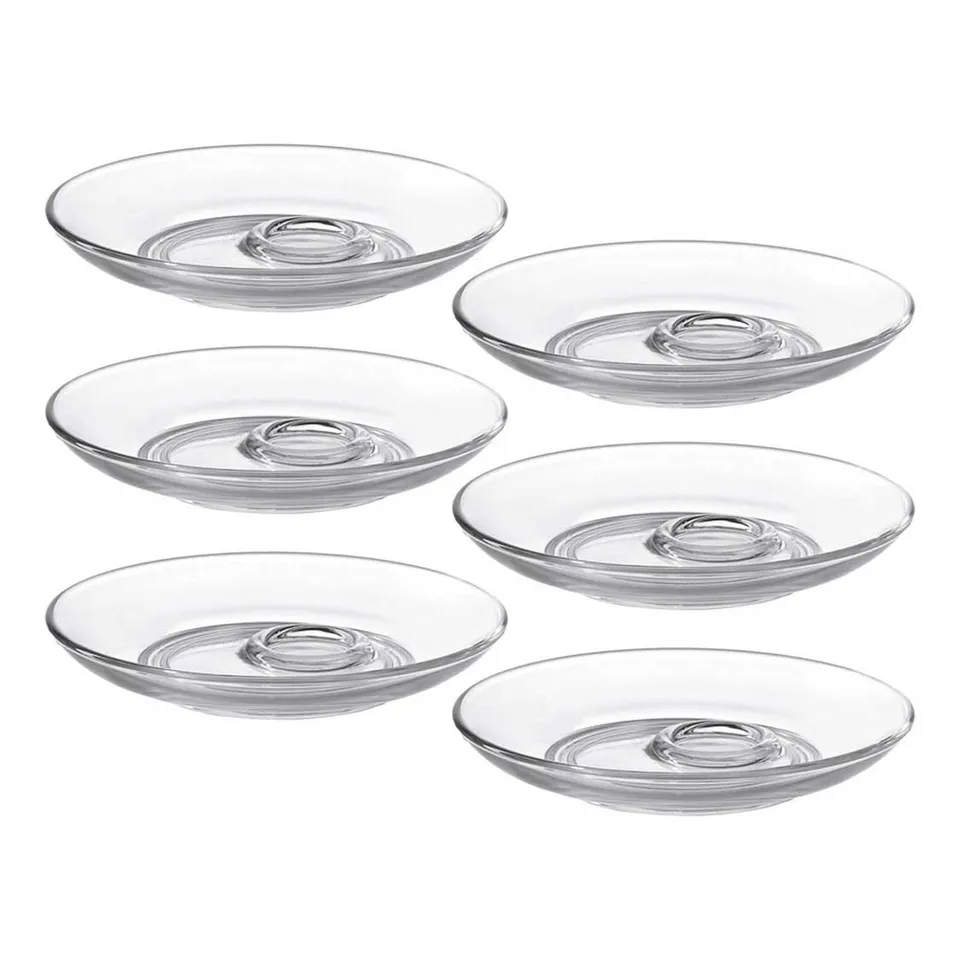leonardo-senso-soucoupe-verre-12-cm-lot-de-6-transparent image 1