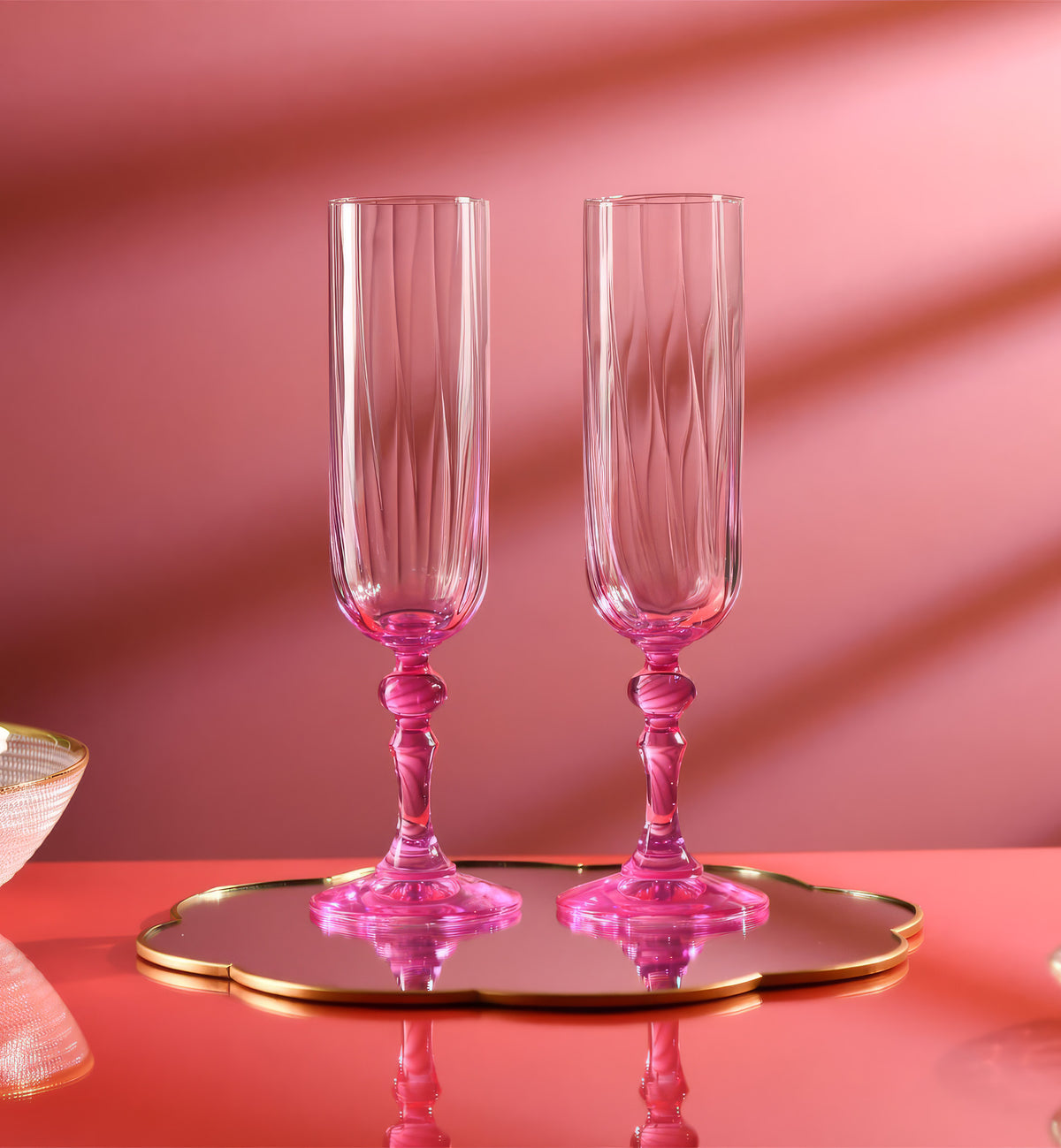 krosno-bubble-fl-te-champagne-tige-rose-200-ml image 3