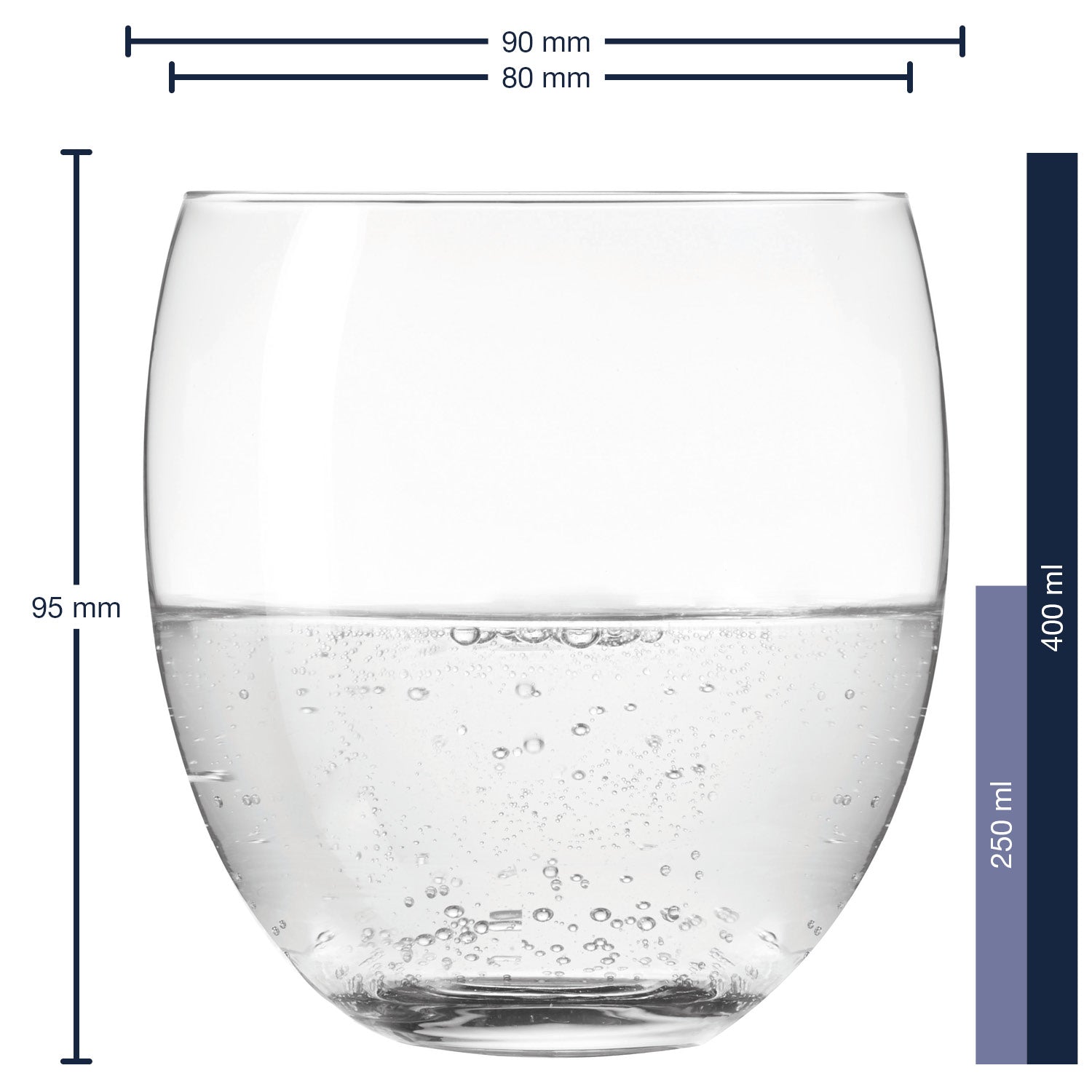 leonardo-cheers-verre-eau-400-ml-lot-de-6-transparent image 2