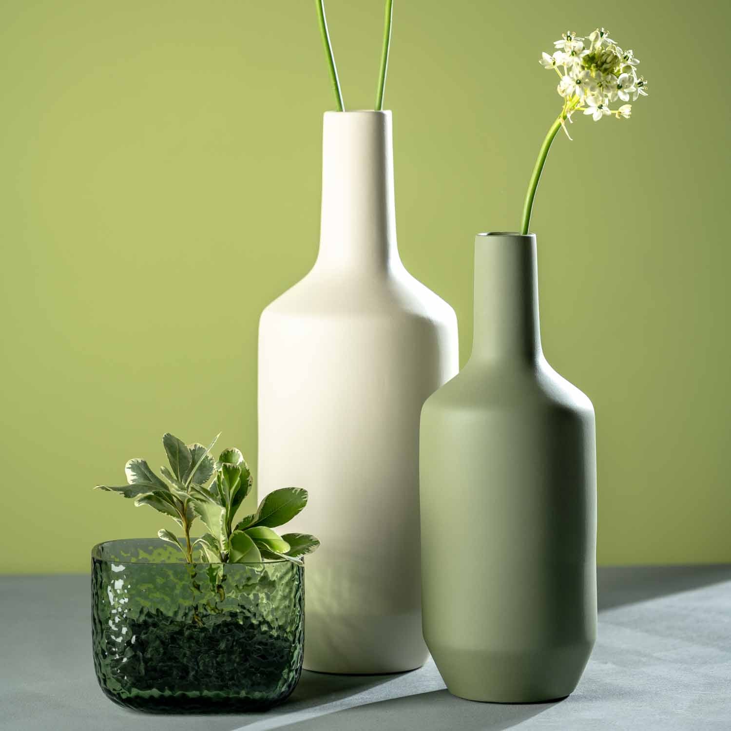 leonardo-milano-vase-c-ramique-40-cm-vert image 2