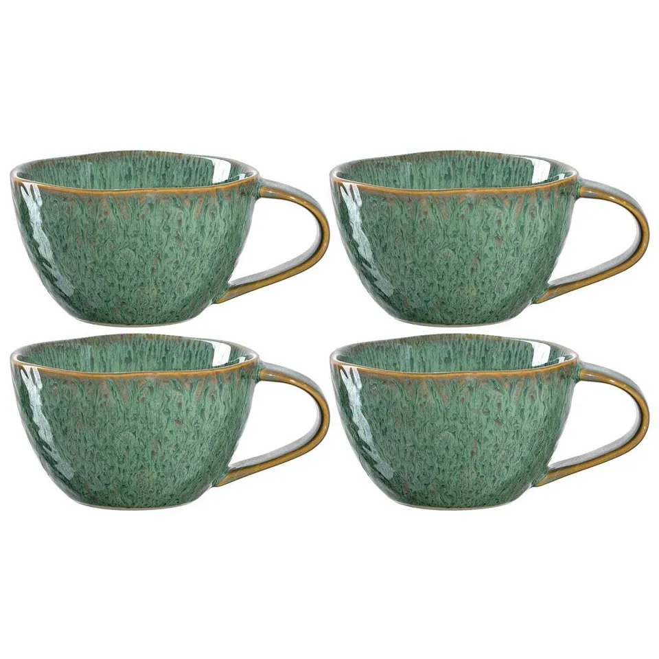 leonardo-matera-tasse-c-ramique-verte-290-ml-lot-4 image 1