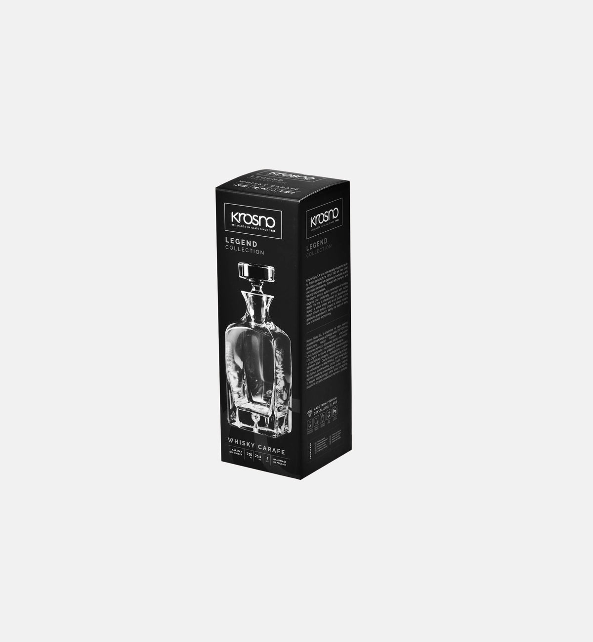krosno-carafe-whisky-cristal-bouchon-750-ml image 3