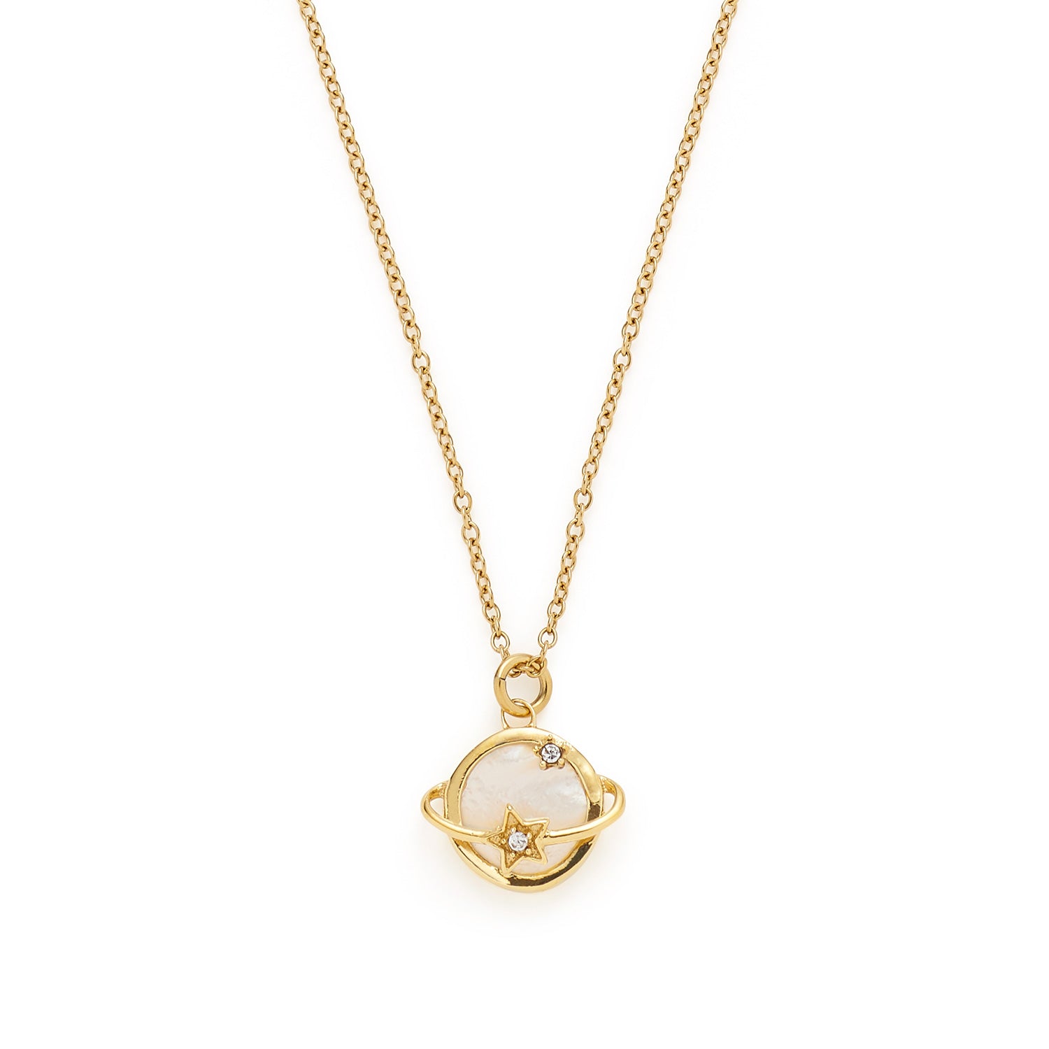 leonardo-ciao-sattelite-collier-or-42-cm-saturne image 2