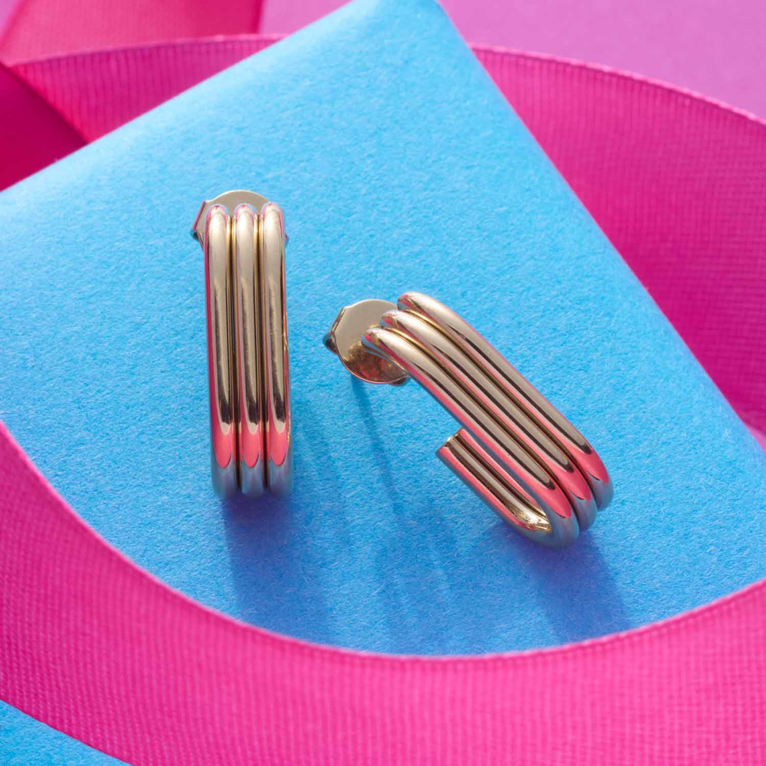 leonardo-elisabeth-boucles-oreilles-or-cr-oles-ovales image 4
