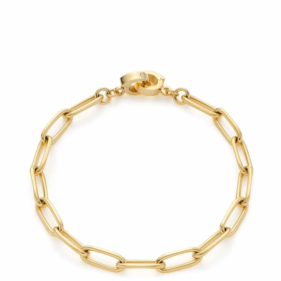 leonardo-estrella-clip-mix-bracelet-dor-acier image 1