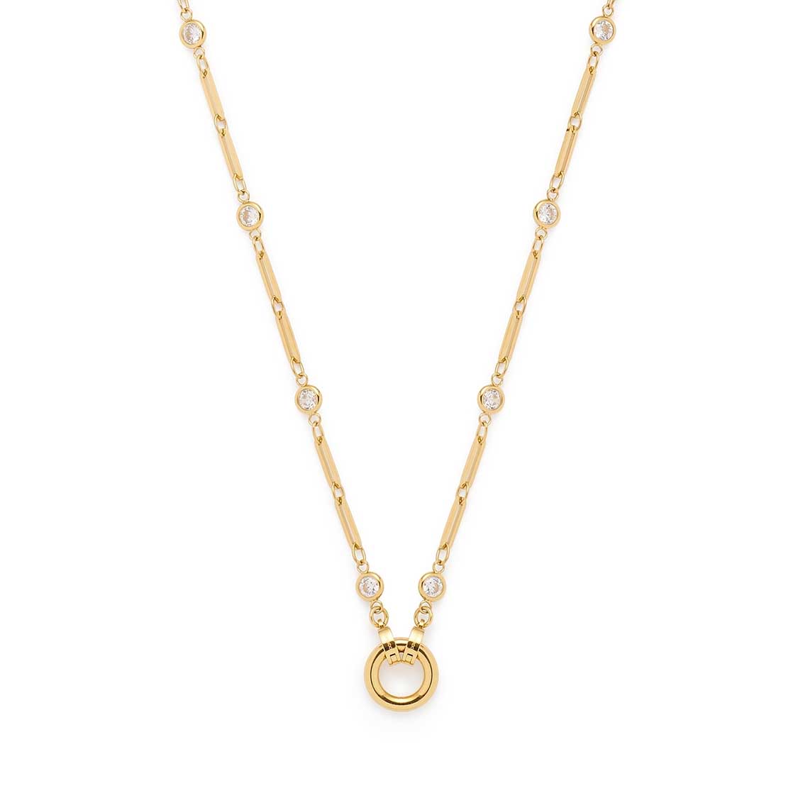 leonardo-clip-mix-rebecca-80-cm-collier-dor-pierres image 5