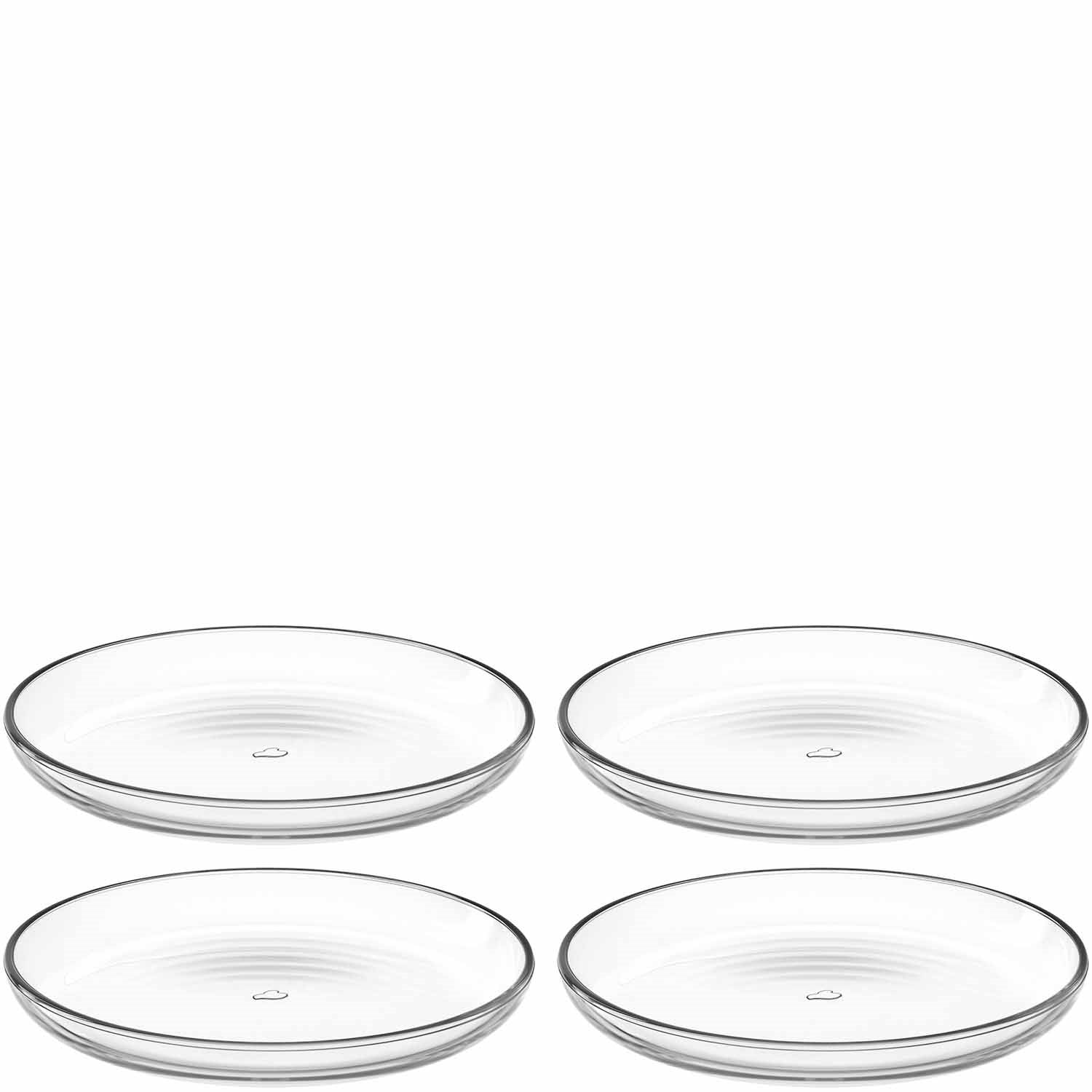leonardo-cucina-assiettes-verre-18-cm-lot-4 image 1