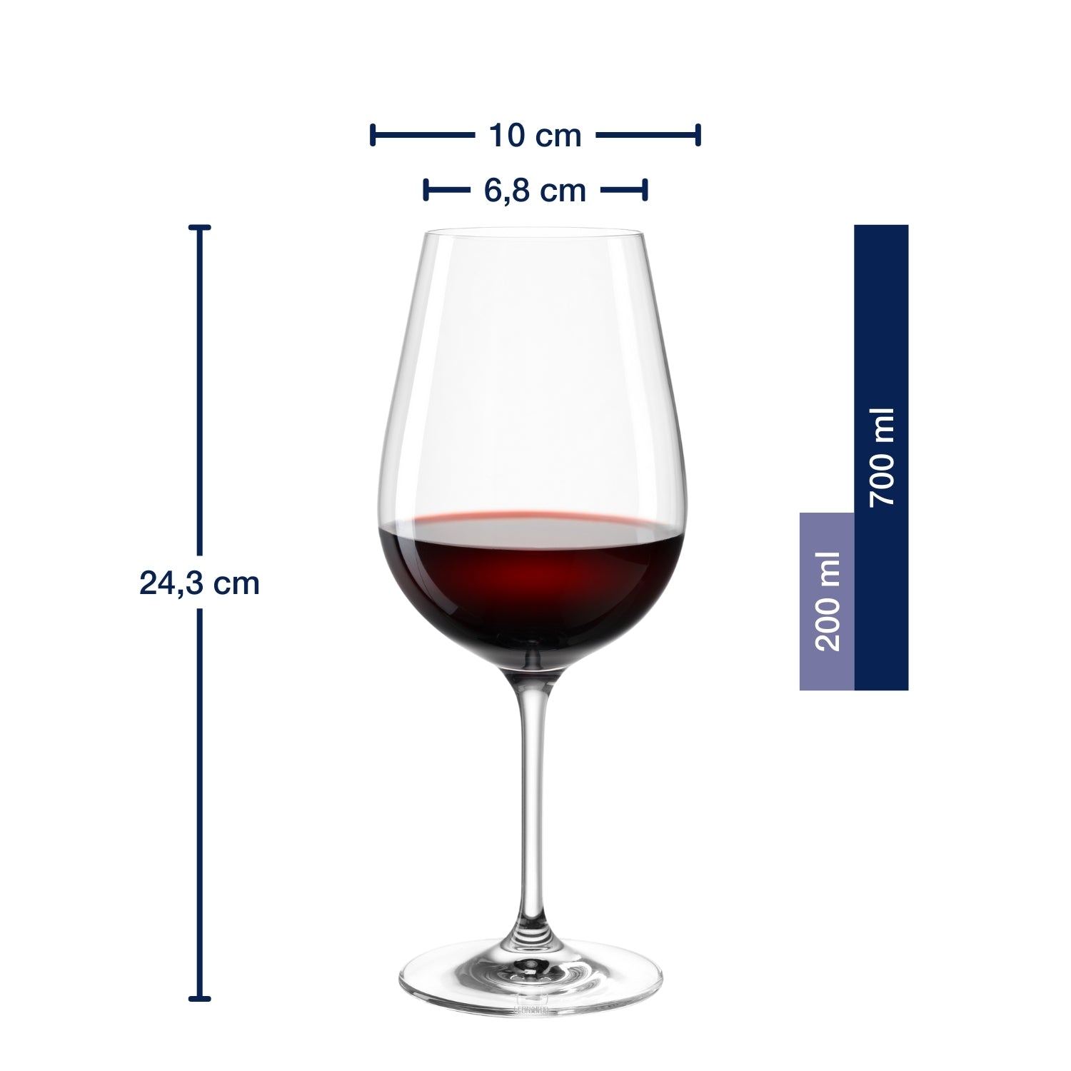 leonardo-tivoli-700-ml-verre-vin-rouge-lot-de-6 image 2