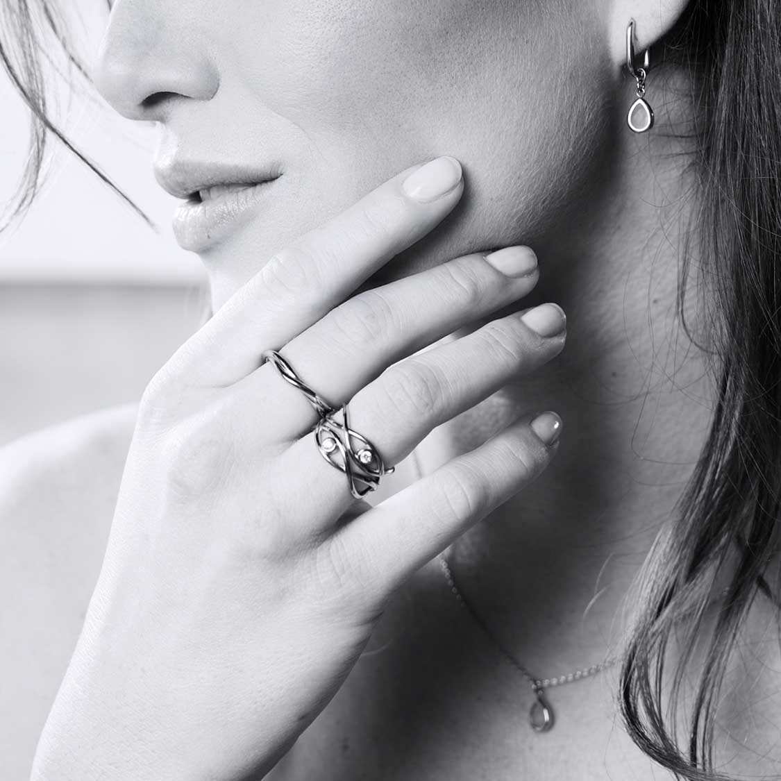 leonardo-tavari-ciao-bague-argent-taille-18-zirconia image 2