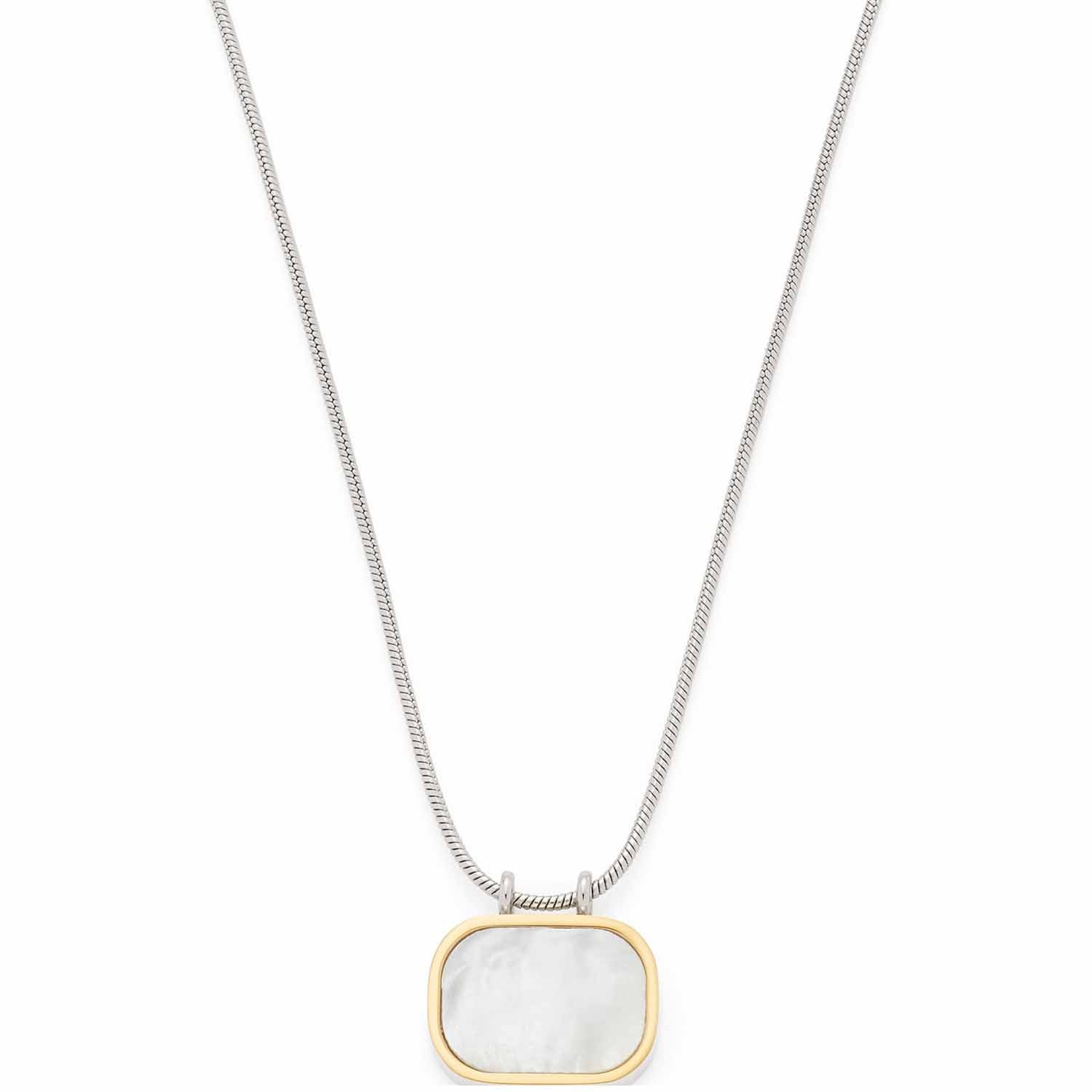 leonardo-pirella-collier-45-cm-nacre-blanche-bicolore image 2