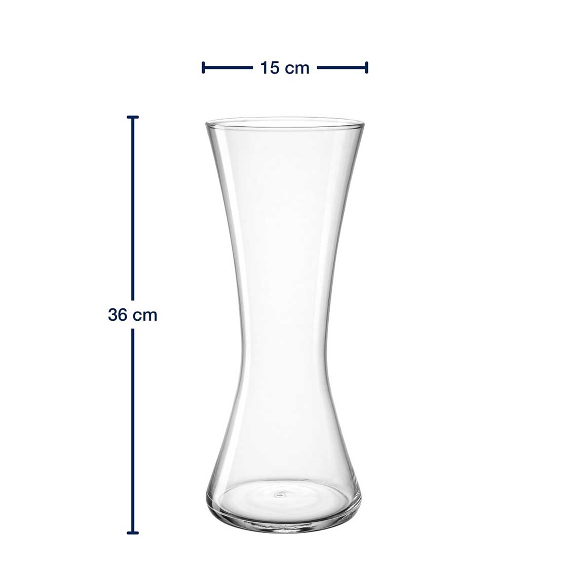 leonardo-gia-vase-verre-36-cm-transparent-fleurs image 3