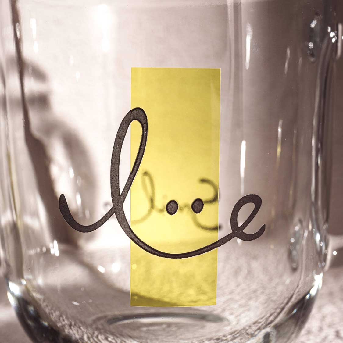 leonardo-emozione-tasse-en-verre-smile-400-ml-jaune image 4