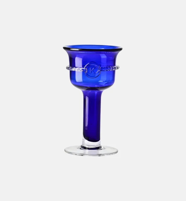 krosno-aurelia-kobalt-bougeoir-cristal-bleu-25-cm image 1