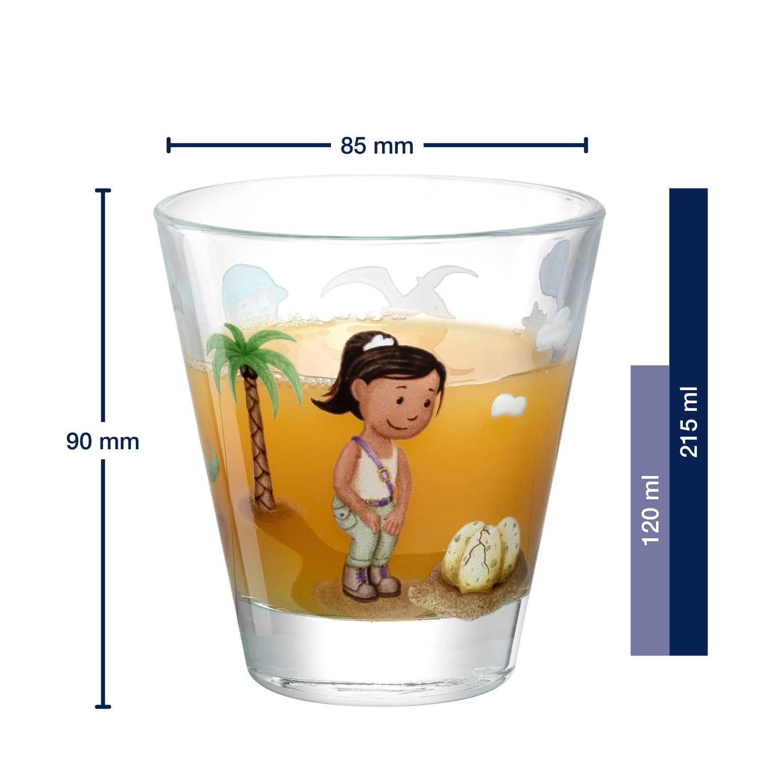 leonardo-bambini-avventura-verre-enfant-215-ml-dino-lot-6 image 3