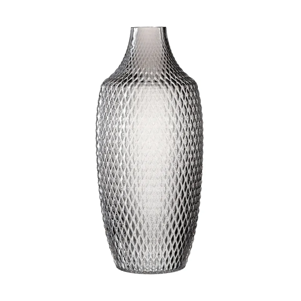leonardo-poesia-vase-gris-40-cm-verre-fait-main image 1