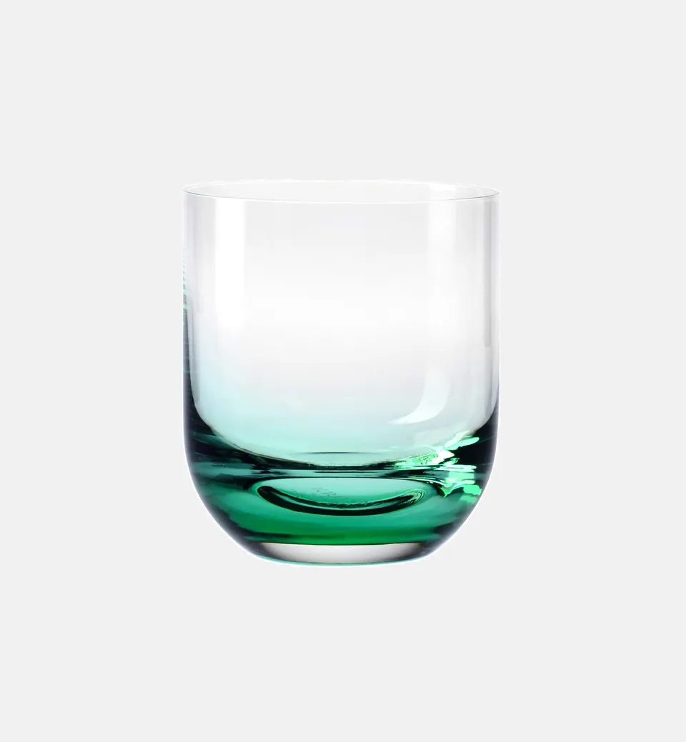 krosno-sunset-360-ml-verre-bas-meraude-fond-pais image 1