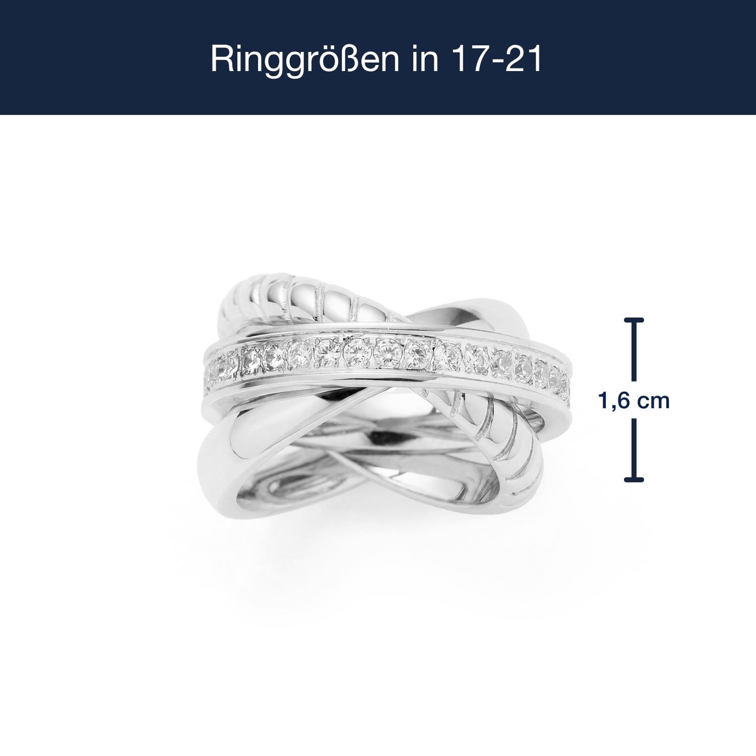 leonardo-vera-21-bague-acier-triple-zirconia image 4