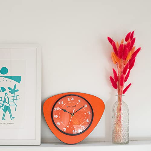 la-carafe-mediator-originale-horloge-murale-abricot image 8