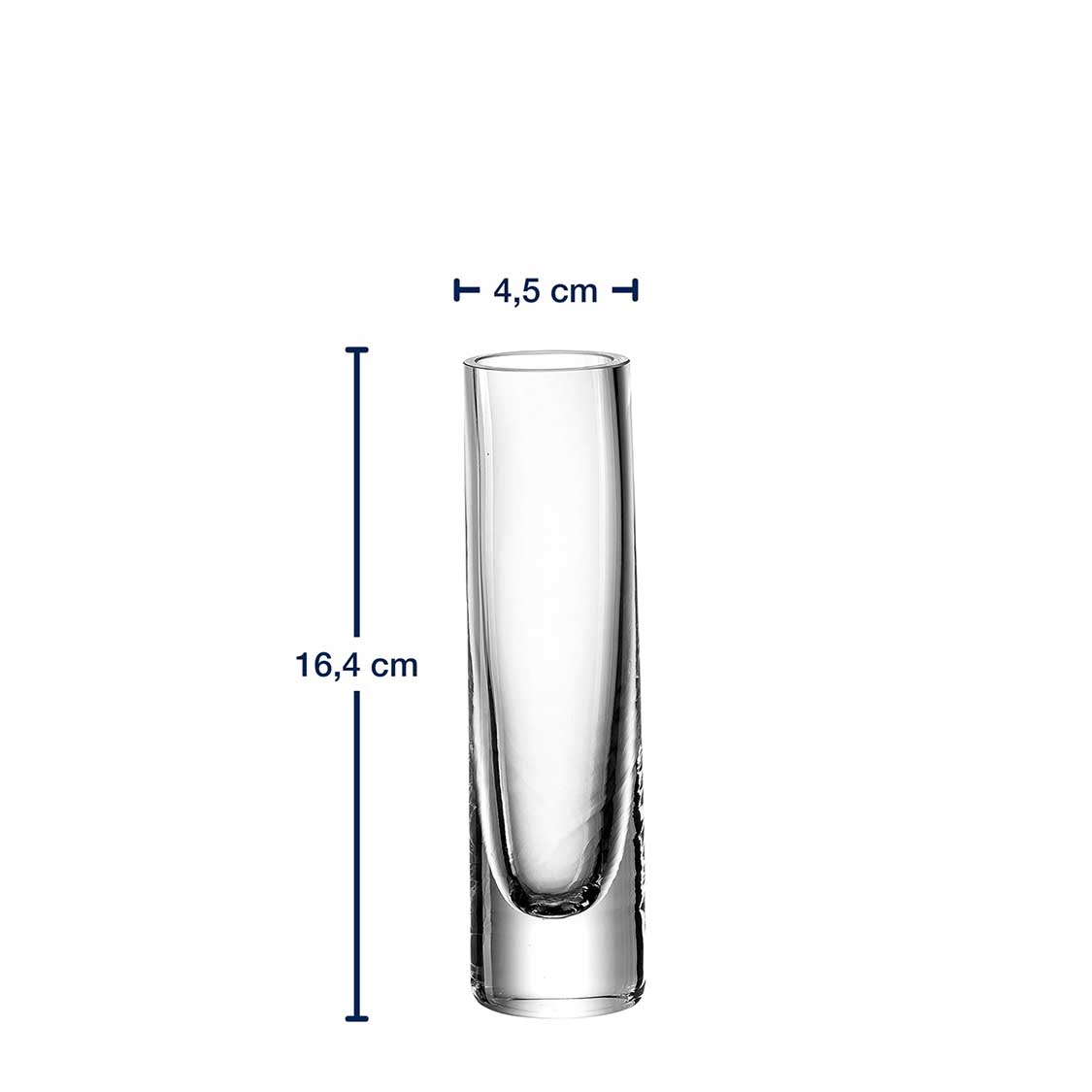 leonardo-novara-soliflore-en-verre-17-cm-transparent image 3