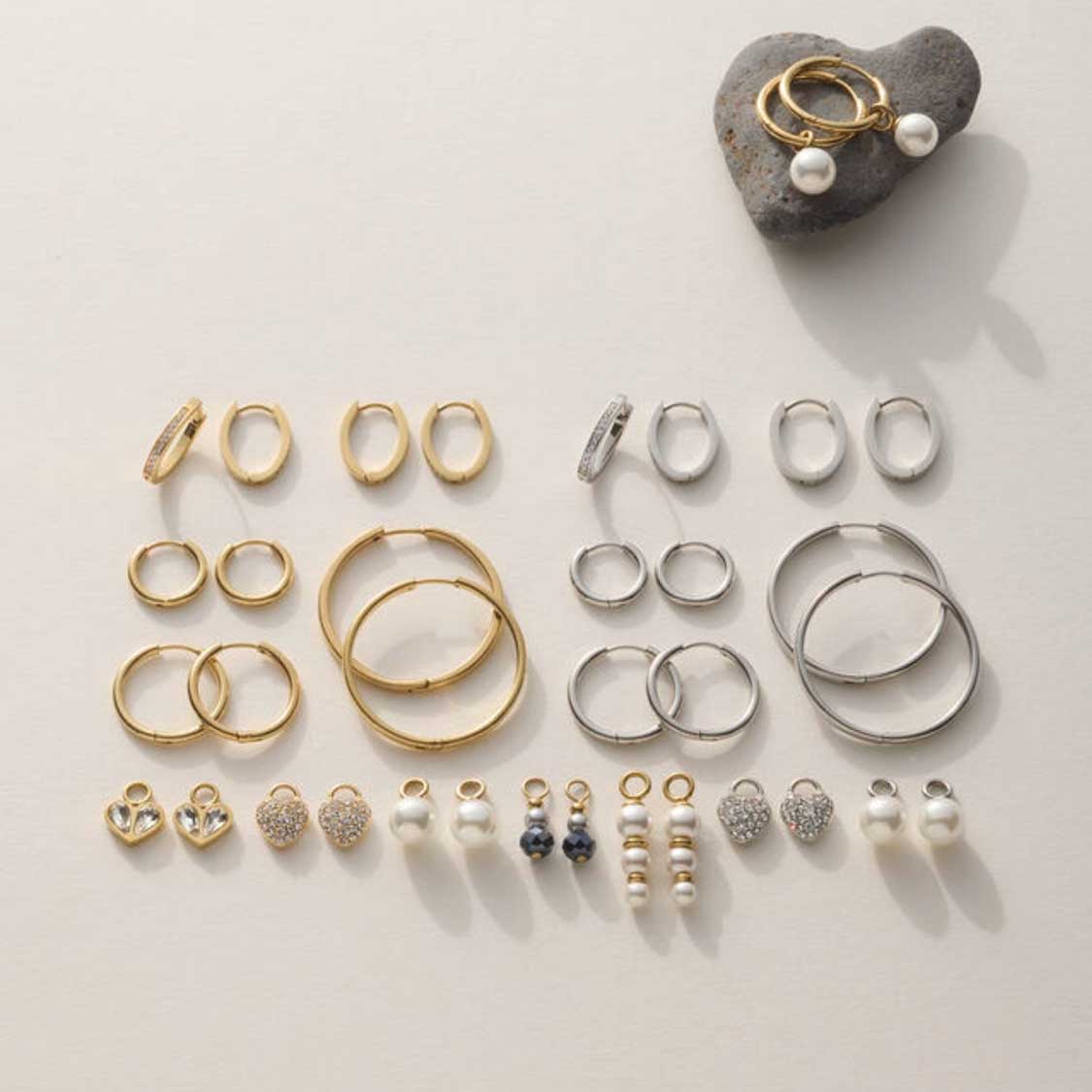 leonardo-nicky-pendentif-coeur-or-pav-lot-2-zirconia image 6