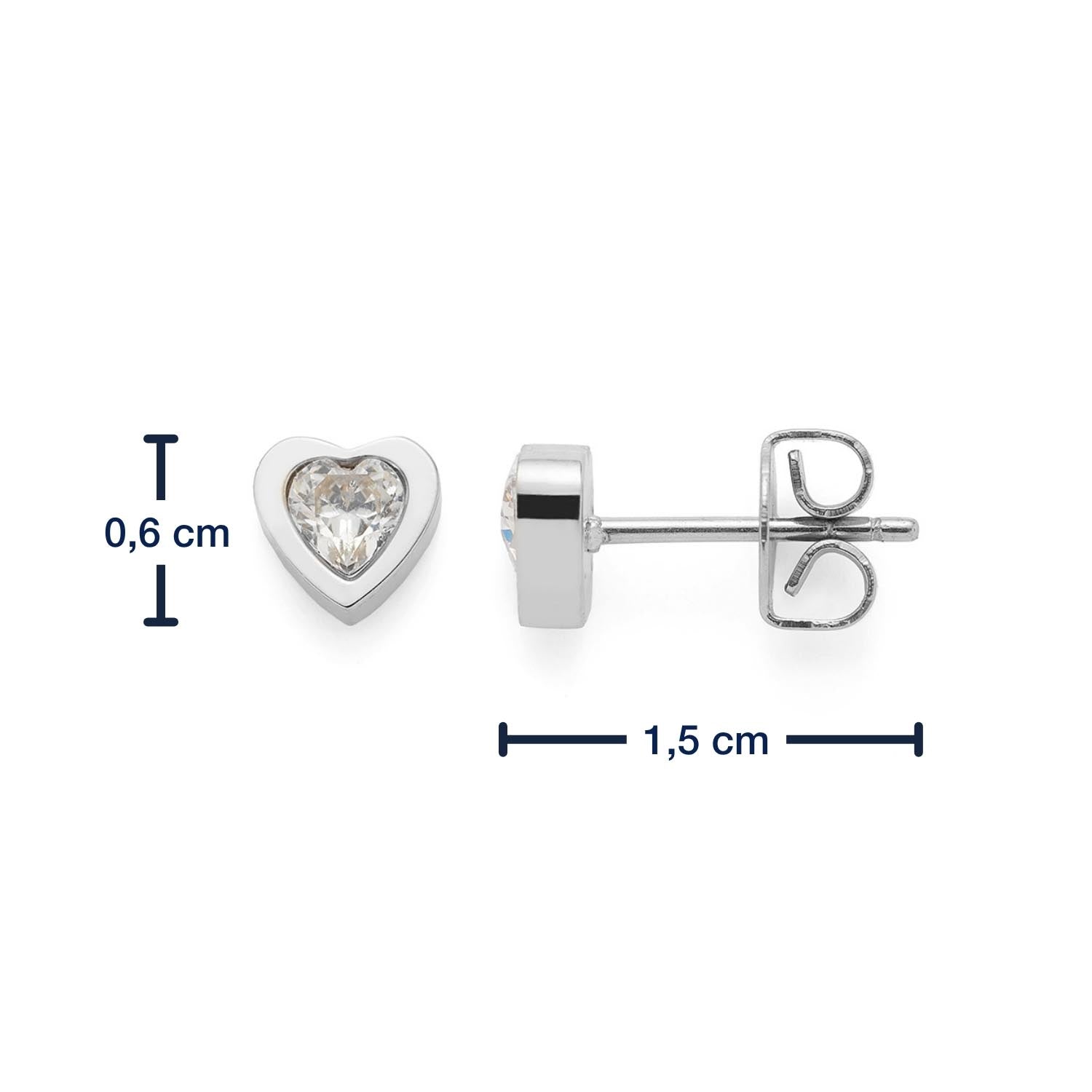 leonardo-christie-ciao-clous-d-oreilles-c-ur-argent-s image 4